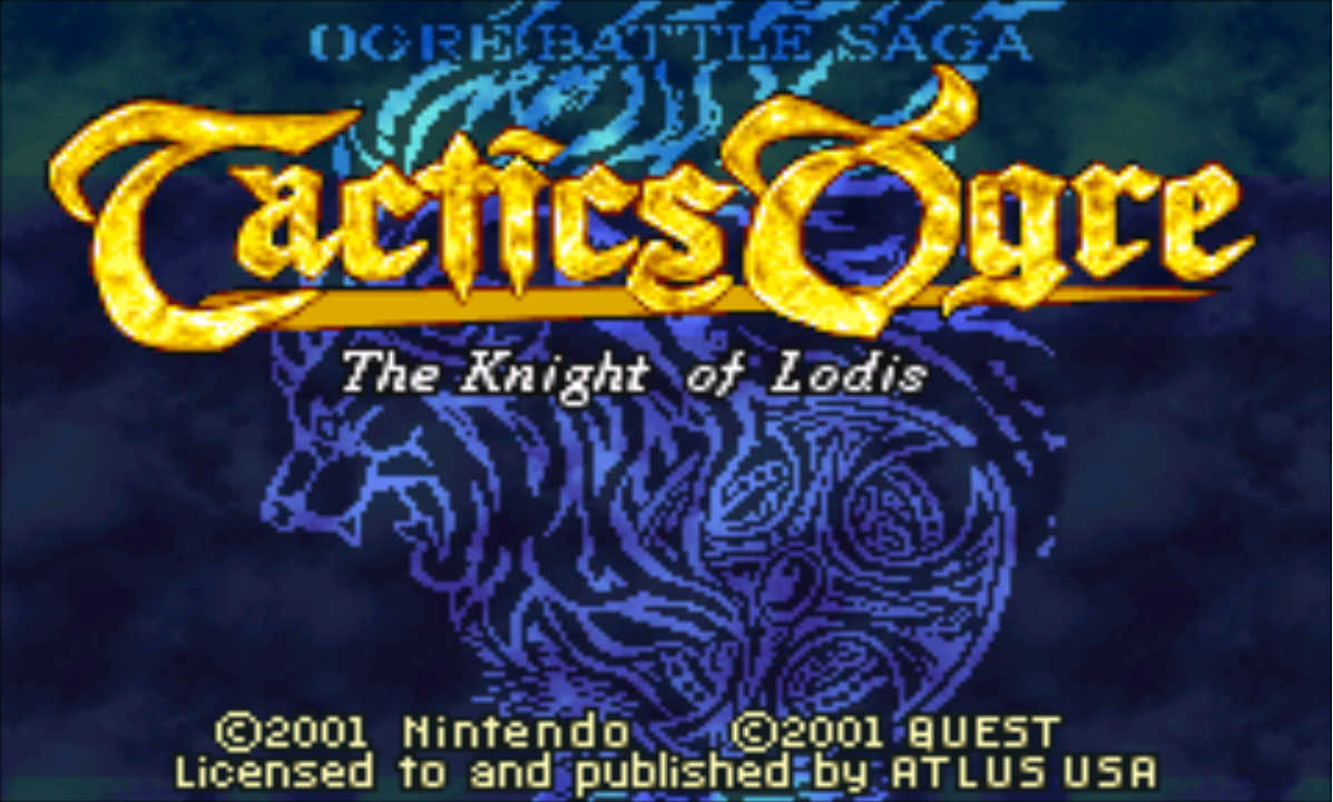 Tactics Ogre: The Knight of Lodis (2001)